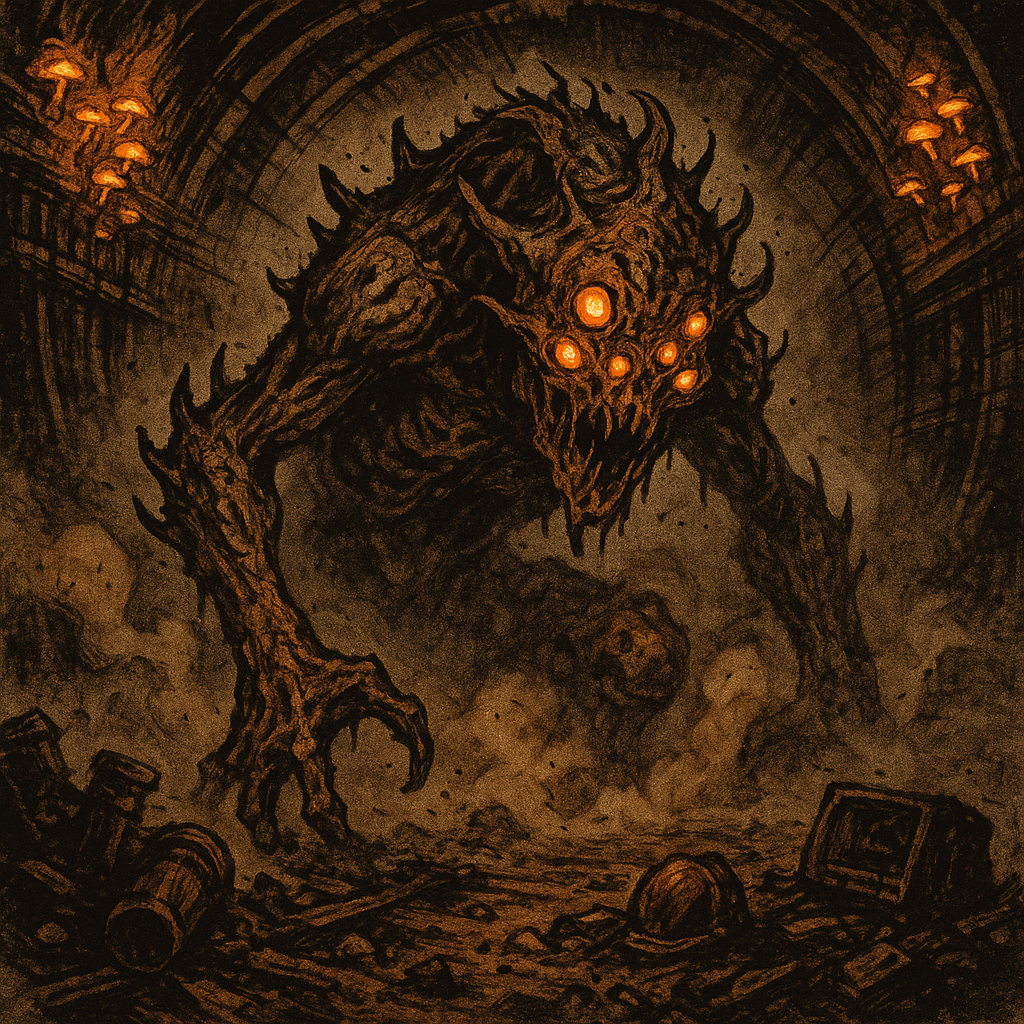 A tense encounter in a ruined relay station